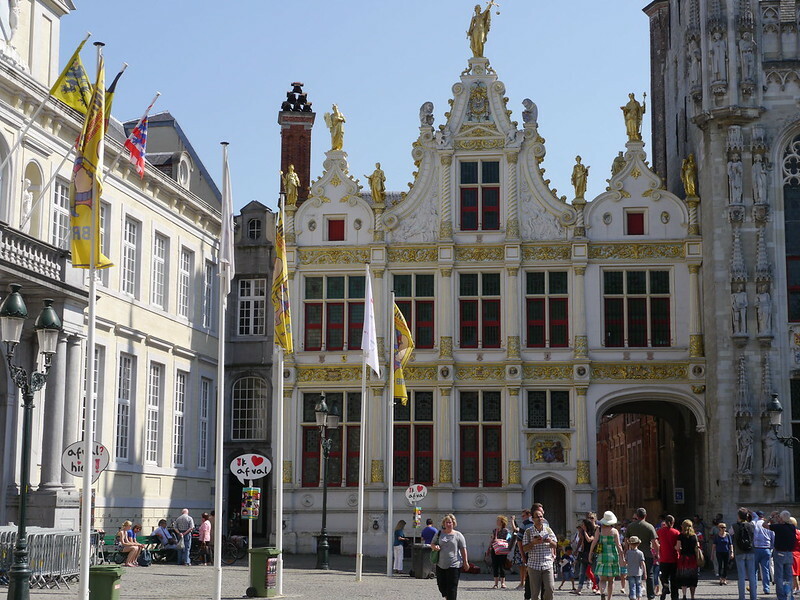 foto del ayuntamiento de Brujas, Bélgica
